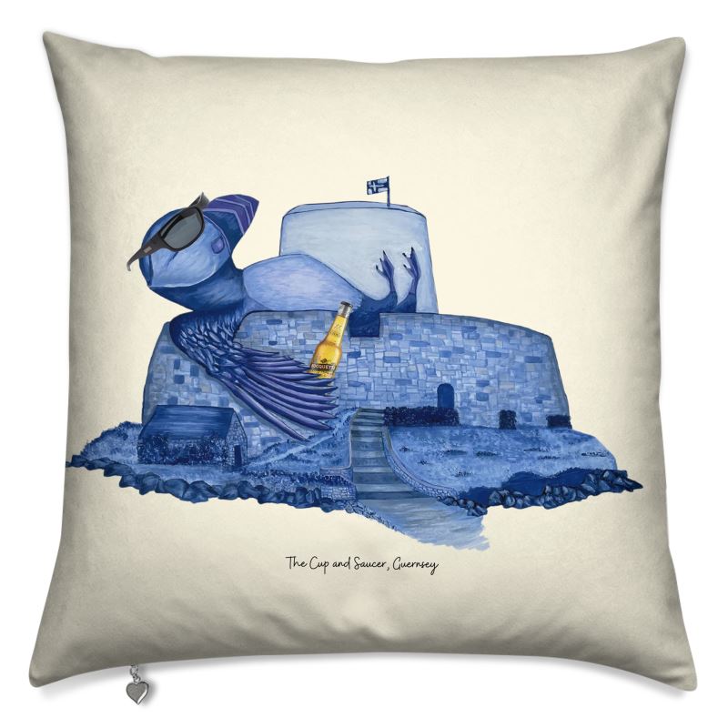 Puffin & Rocquettes Cider Cushion