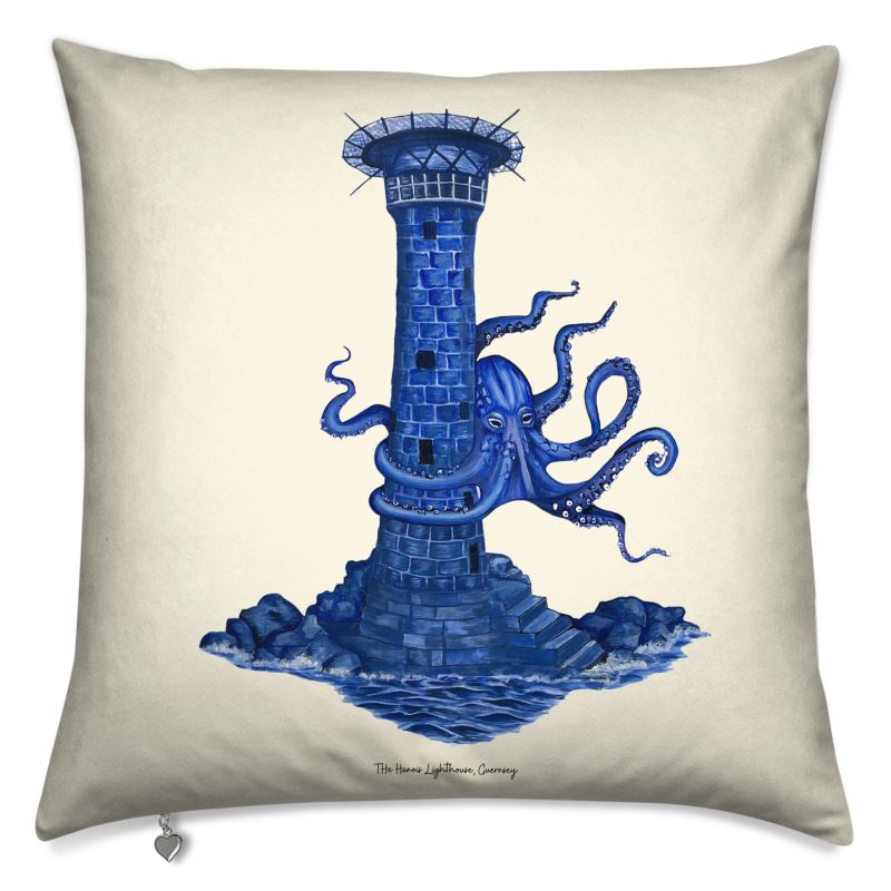 Octopus & Lighthouse Cushion