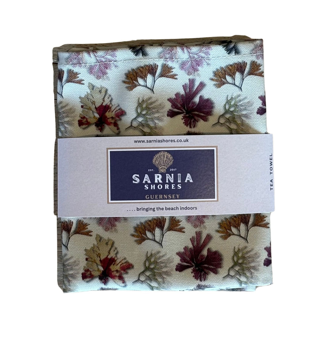Seaweed print Teatowel