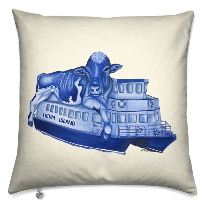 Coussin Vache et Trident