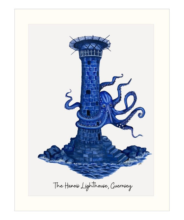 Tirage d’art : Phare et Poulpe