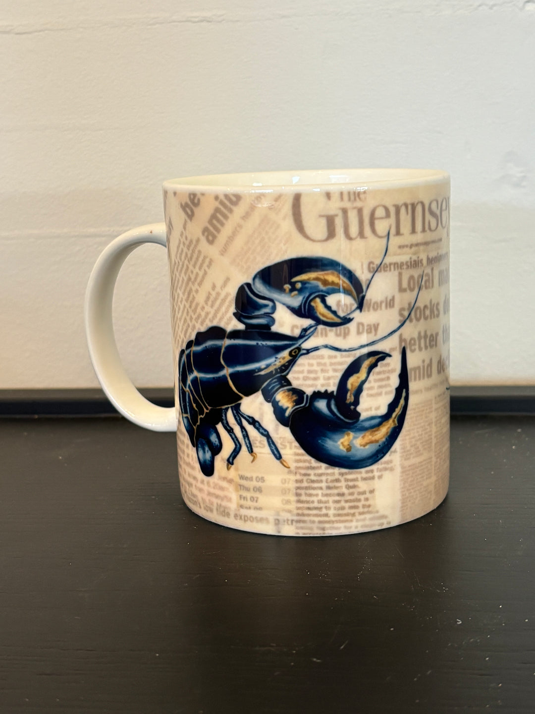 Lobster and Guernsey Press Mug