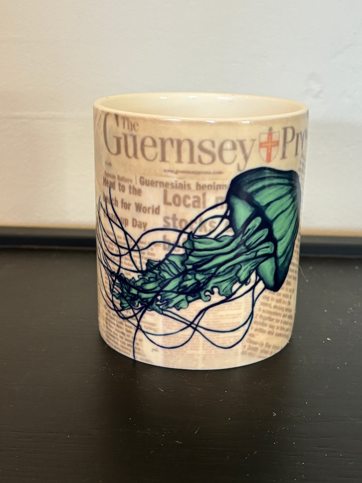 Jellyfish and Guernsey Press Mug