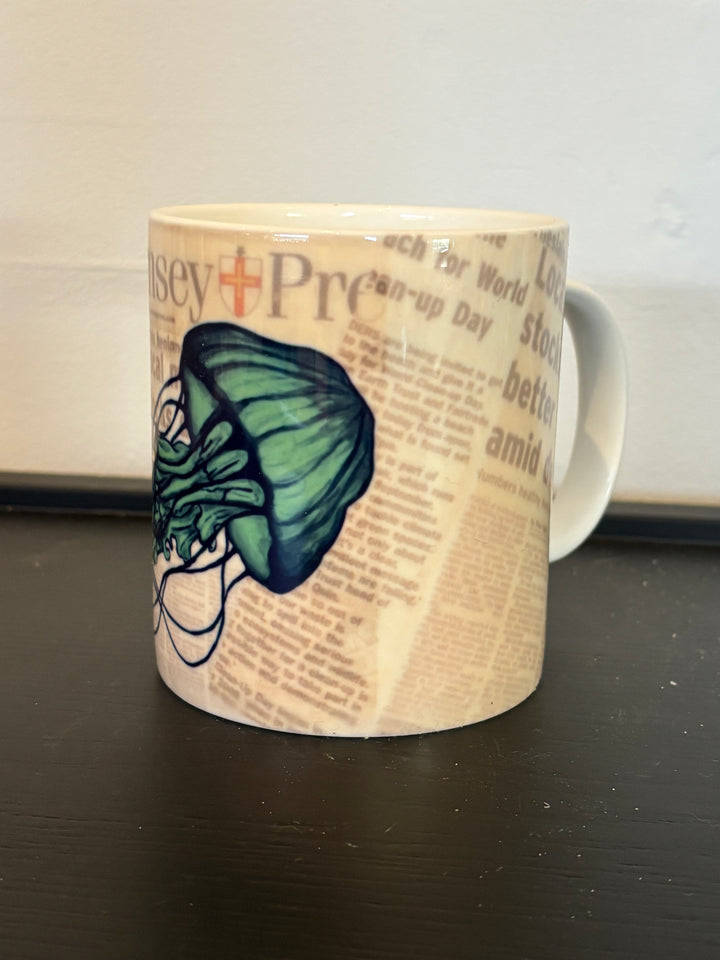 Jellyfish and Guernsey Press Mug