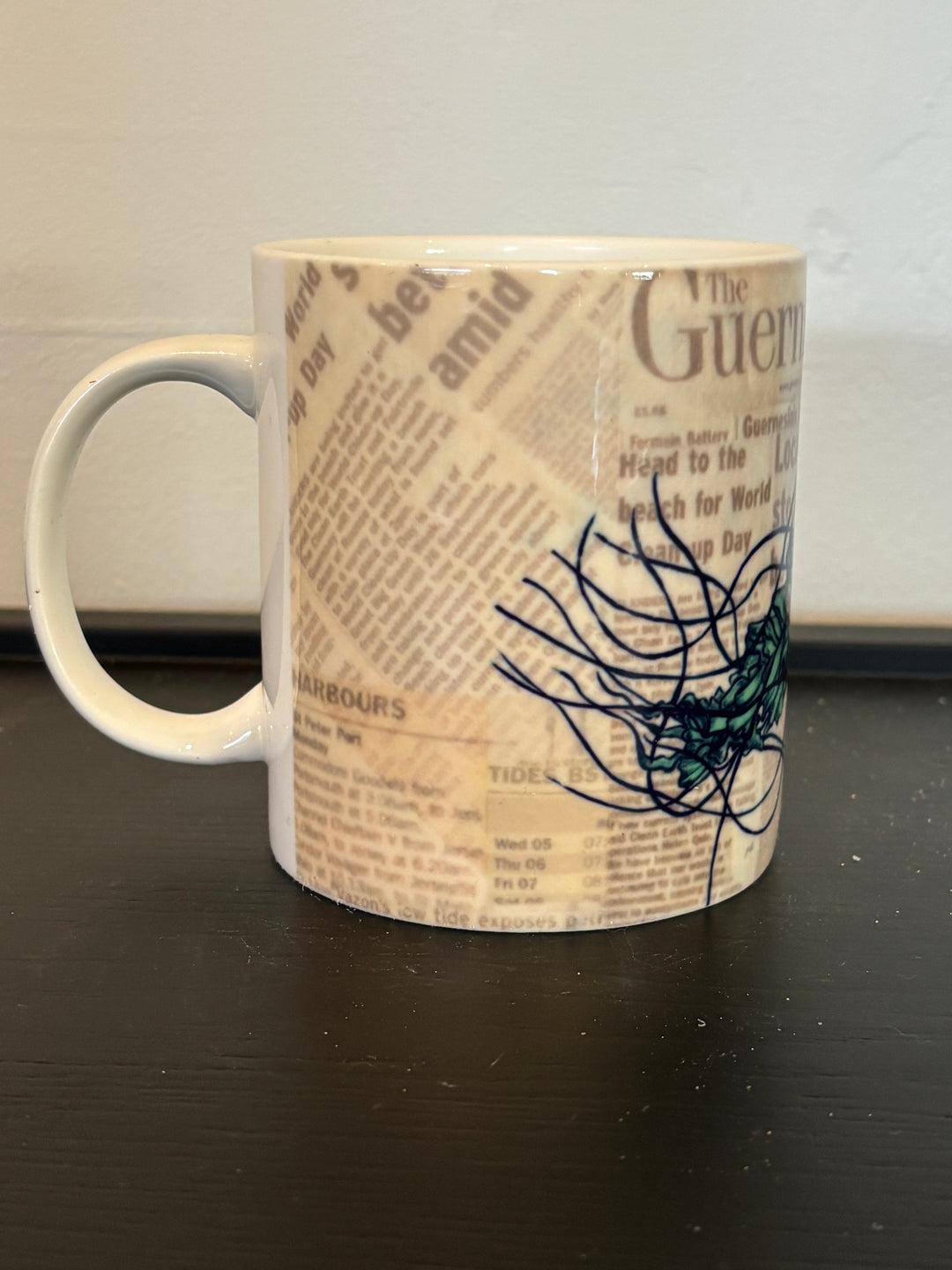 Jellyfish and Guernsey Press Mug