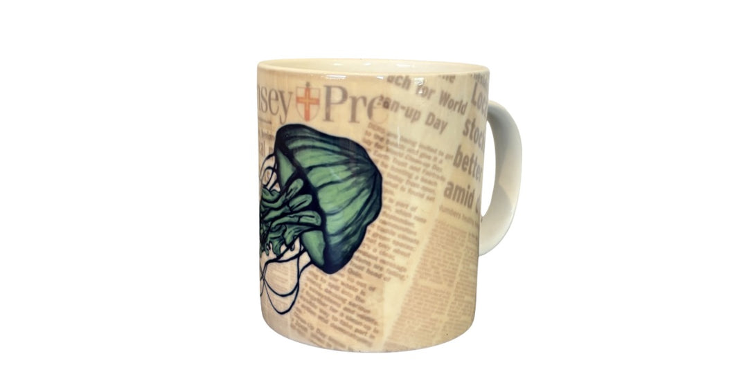 Jellyfish and Guernsey Press Mug