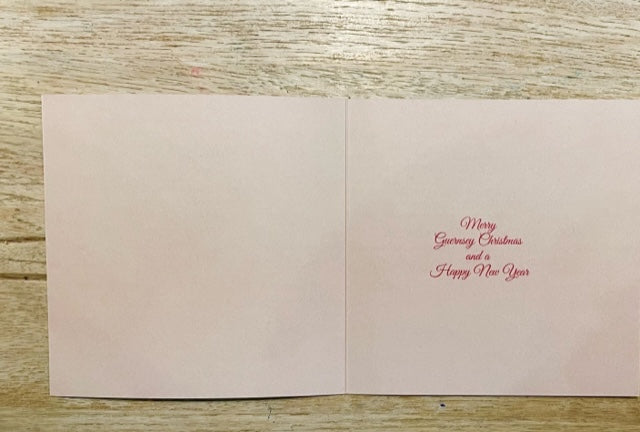 Pack de 6 cartes de Noël - Motif algues