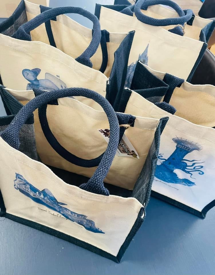 Sac en jute Chèvre et Petite Chapelle