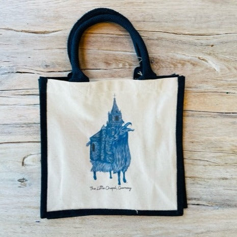 Sac en jute Chèvre et Petite Chapelle
