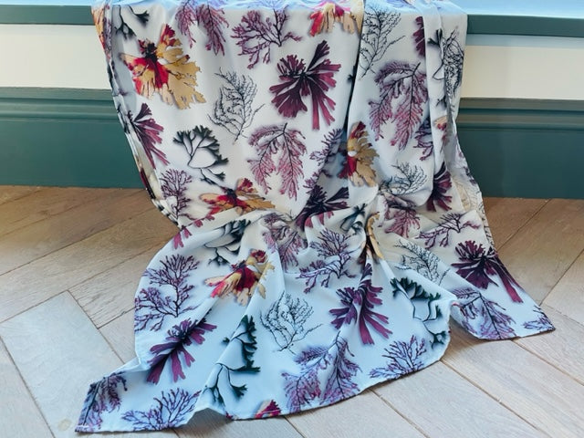 Foulard imprimé algues