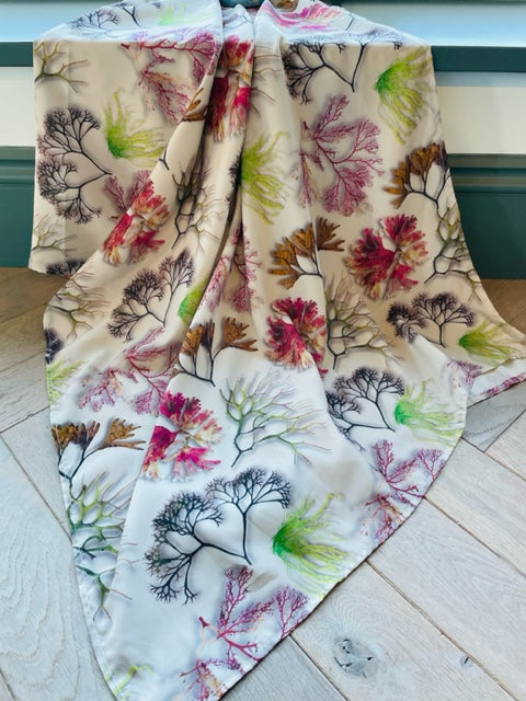 Foulard imprimé algues